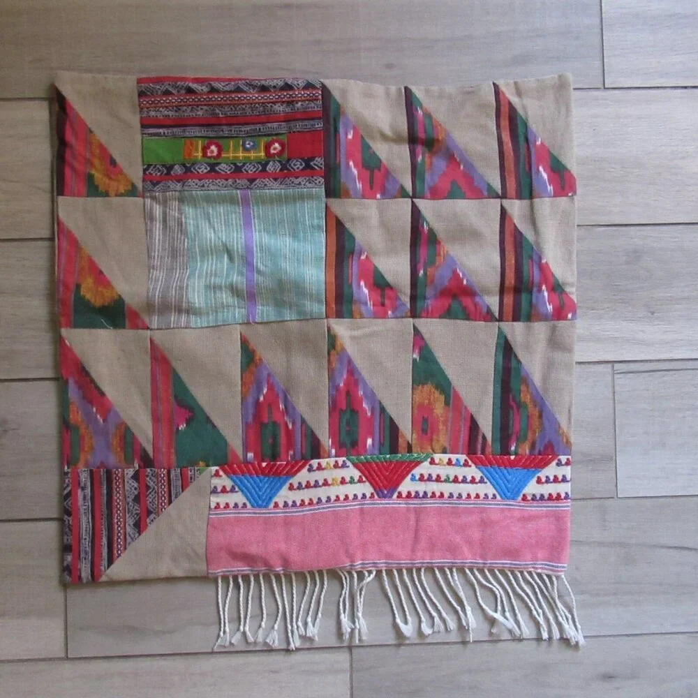 1 Pair Pottery Barn Counterpane Pillow Covers Pauline Boyd Patchwork‎ Hatchling